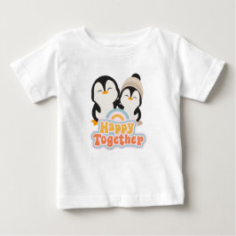 Camiseta Para Bebê pinguin Baby Fine Jersey T-Shirt