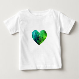 Camiseta Para Bebê Pink Slime Heart Baby T-Shirt 