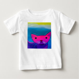 Camiseta Para Bebê Pinta meu Gatinho