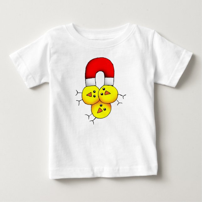 Camiseta Para Bebê Pintinho (Frente)