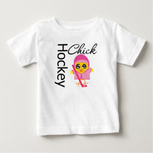 Camiseta Para Bebê Pintinho do hóquei