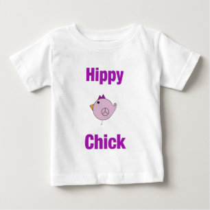 Camiseta Para Bebê Pintinho Hippy - Bebê