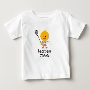 Camiseta Para Bebê Pintinho Lacrosse, Camiseta bebê