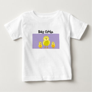 Camiseta Para Bebê Pintos Bebês