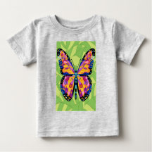 Pintura abstrata de borboleta