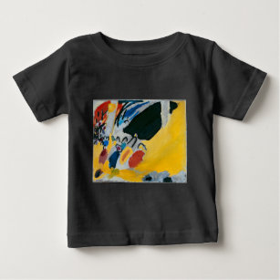 Camiseta Para Bebê Pintura de Abstrato do concerto de Impressão Kandi