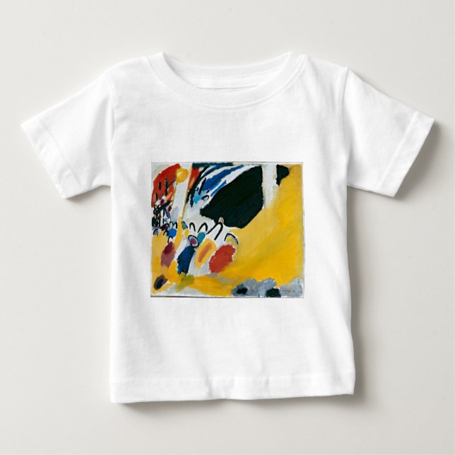 Camiseta Para Bebê Pintura de Abstrato do concerto de Impressão Kandi (Frente)
