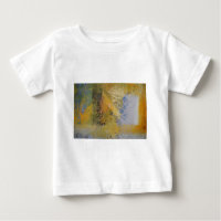 Pintura em Abstrato de Arte Amarela Moderna