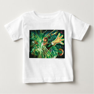 Camiseta Para Bebê Pintura em Lanterna Verde