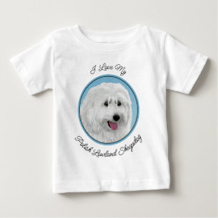 Camiseta Para Bebê Pintura Polonesa De Ovinos - Arte Canina