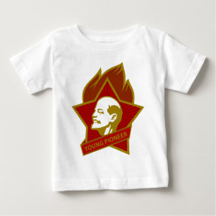 Camiseta Para Bebê Pioneiro dos jovens de Rússia CCCP URSS