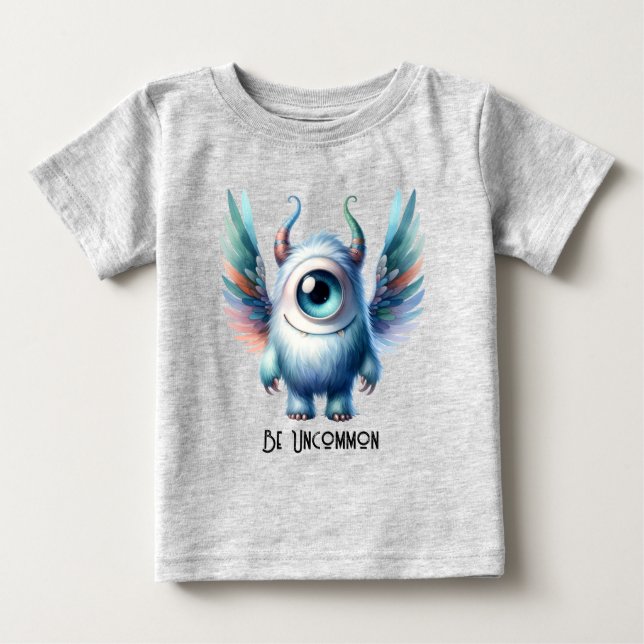 Camiseta Para Bebê Pip - Monstro De Um Olho (Frente)