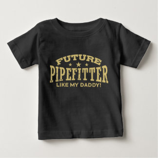 Camiseta Para Bebê Pipefitter Futuro Como Meu Pai