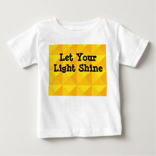 Camiseta Para Bebê Pirâmides Douradas