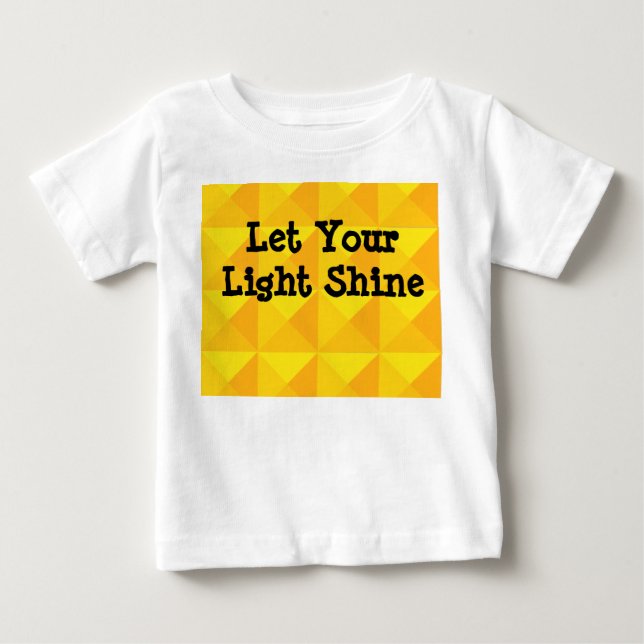 Camiseta Para Bebê Pirâmides Douradas (Frente)