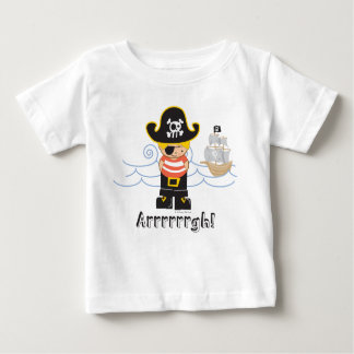 Camiseta Para Bebê Piratas de Arrrrr
