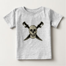 Pirate (Caveira) - Baby Fine Jersey T Shirt