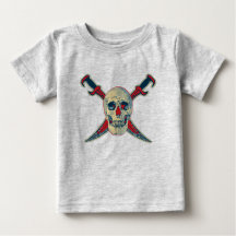 Pirate (Caveira) - Baby Fine Jersey T Shirt