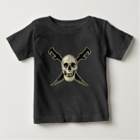 Pirate (Caveira) - Baby Fine Jersey T Shirt
