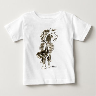 Camiseta Para Bebê Pisc a cavalo a boa sorte!
