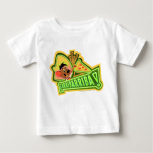 Camiseta Para Bebê Pizza Arribarriba