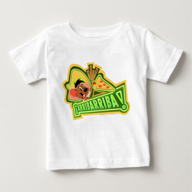 Camiseta Para Bebê Pizza Arribarriba (Frente)