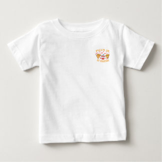 Camiseta Para Bebê Pizza É Meu Dia de os namorados Namorados
