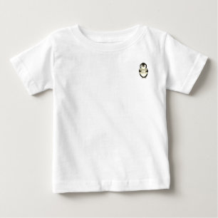 Camiseta Para Bebê Placa de Boas-Vindas do Pinguim: é bom se encontra