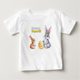 Camiseta Para Bebê Placa de Páscoa de Aquarela para Feriados de Prima
