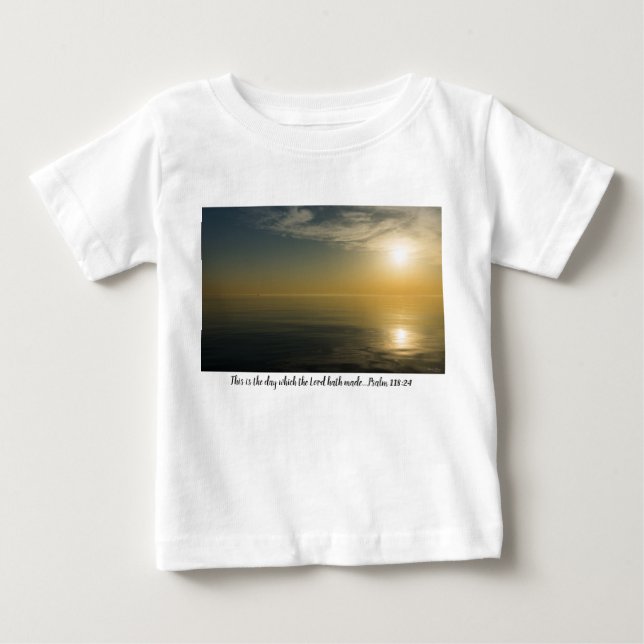 Camiseta Para Bebê Planetarium Sunrise (Frente)