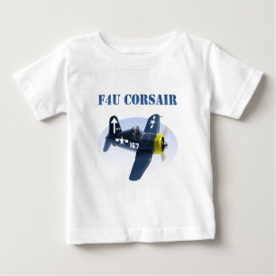 Camiseta Para Bebê Plano #167 do corsário de F4U