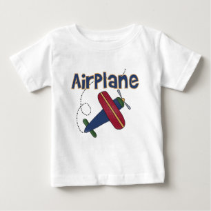 Camiseta Para Bebê Plano do vôo do avião