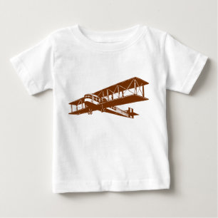 Camiseta Para Bebê Plano Vintage - Noz