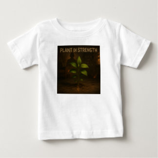 Camiseta Para Bebê Plant Di Strength