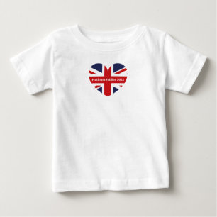 Camiseta Para Bebê Platinum Jubilee 2022