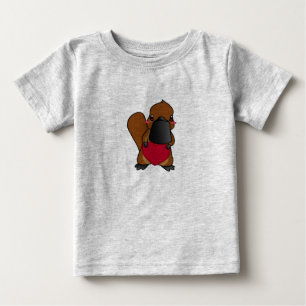 Camiseta Para Bebê Platypus bonito