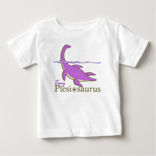 Camiseta Para Bebê Plesiosaurus minúsculo, roxo