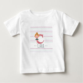 Camiseta Para Bebê Plush Plink and Ballerina Letter C Toddler