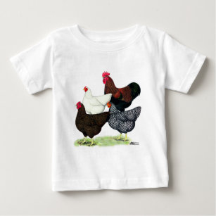 Camiseta Para Bebê Plymouth Rock Quartet