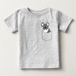 Camiseta Para Bebê Pocket Koala