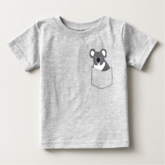 Camiseta Para Bebê Pocket Koala