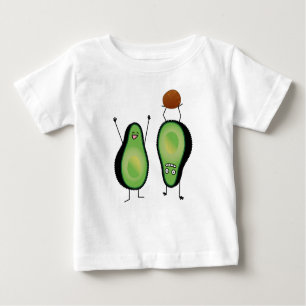 Camiseta Para Bebê Poço engraçado do verde do handstand dos aplausos
