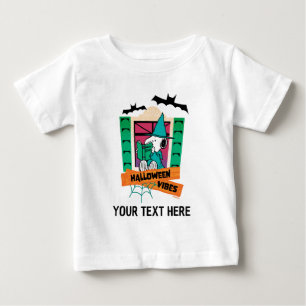 Camiseta Para Bebê Poções Mágicas do Snoopy Peanuts Halloween