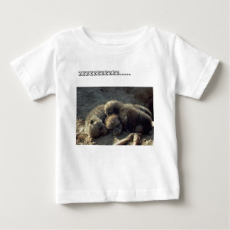 Camiseta Para Bebê Poços de lobo tripla no sitio