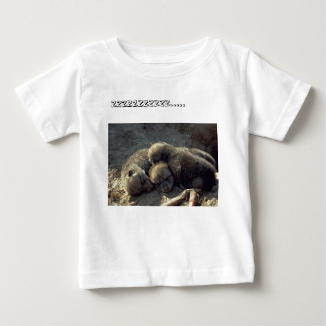 Camiseta Para Bebê Poços de lobo tripla no sitio (Frente)