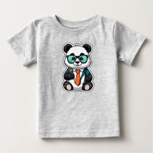 Camiseta Para Bebê Podcast Panda - O Anfitrião Mais Legal em Bamboo!