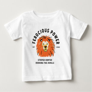 Camiseta Para Bebê Poder feroz