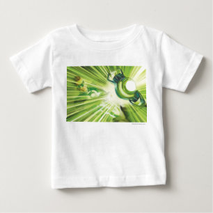 Camiseta Para Bebê Poder verde da lanterna