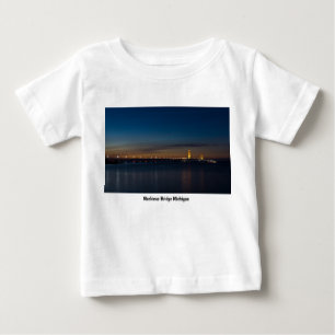 Camiseta Para Bebê Poderoso Mac No Pano Noturno