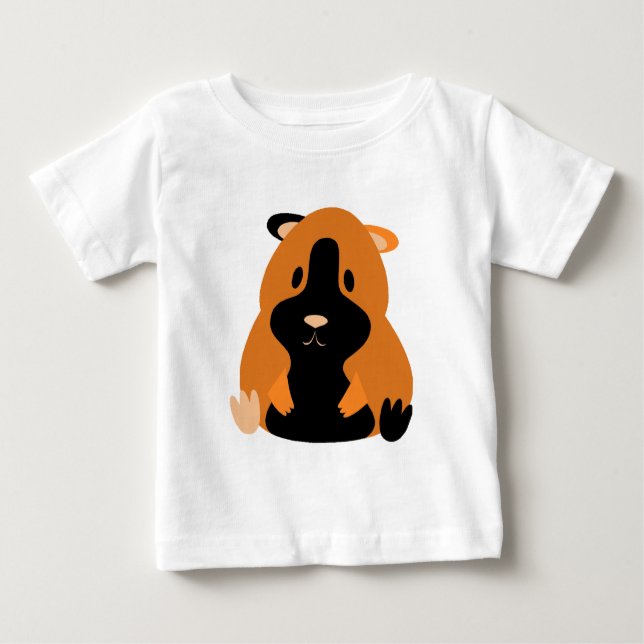 Camiseta Para Bebê Poema lírico dos desenhos animados (Frente)